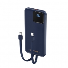 速捷20W+22.5W PD+QC快充自带线移动电源 10000mAh 禁毒宣传礼品